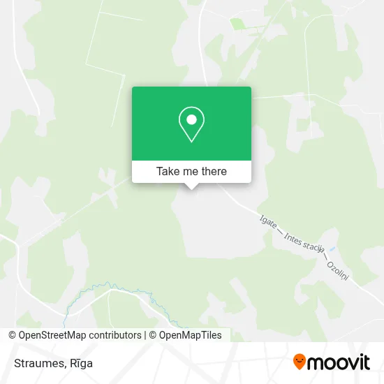 Straumes map