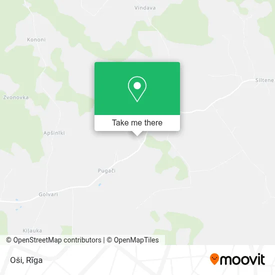 Oši map