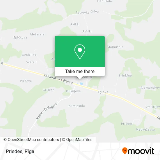 Priedes map