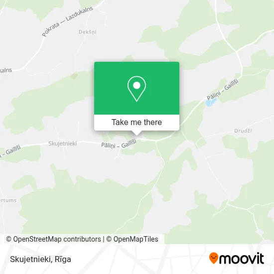 Skujetnieki map