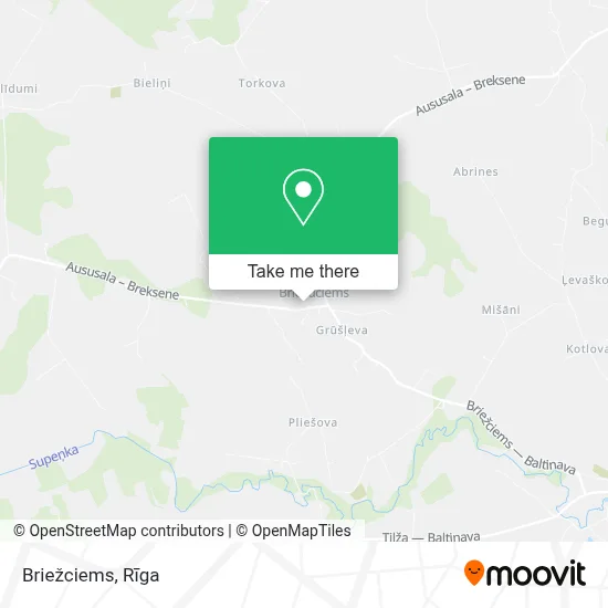 Briežciems map