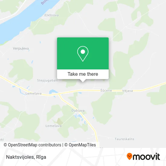 Naktsvijoles map