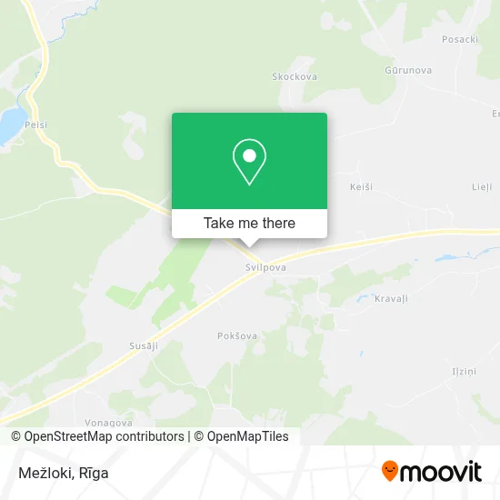 Mežloki map