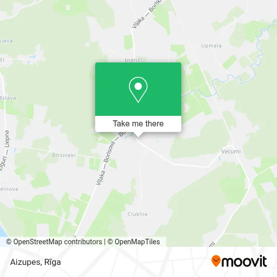 Aizupes map