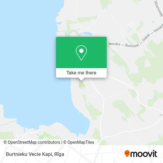 Burtnieku Vecie Kapi map