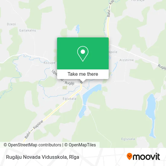 Rugāju Novada Vidusskola map