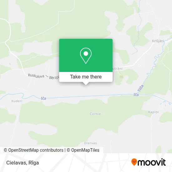 Cielavas map