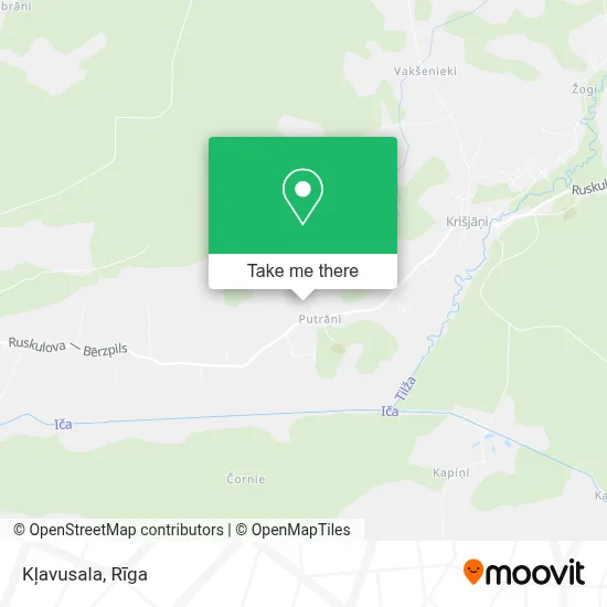 Kļavusala map