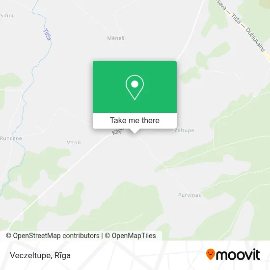 Veczeltupe map