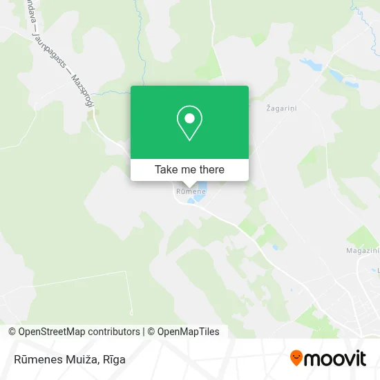 Rūmenes Muiža map