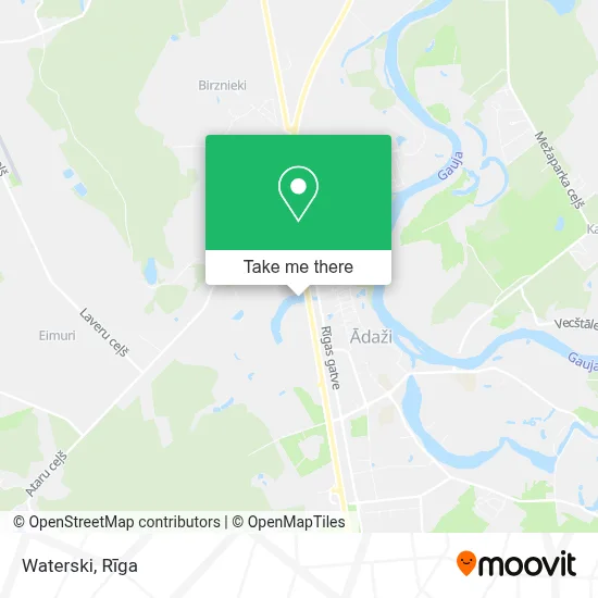Waterski map