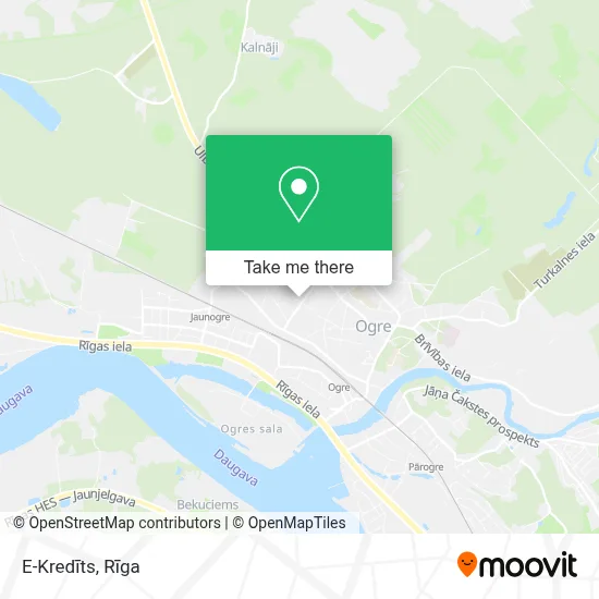 E-Kredīts map