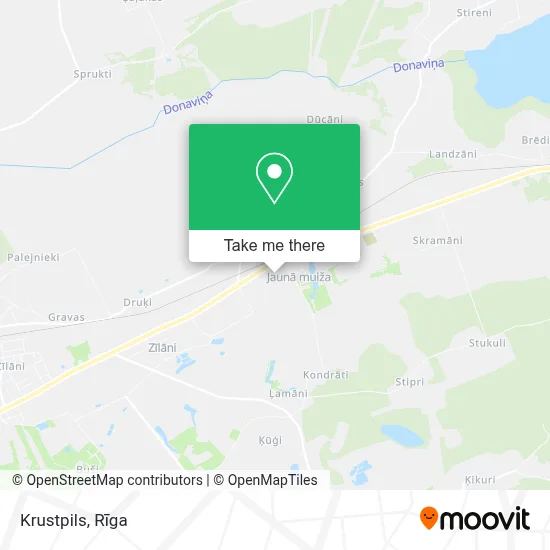 Krustpils map