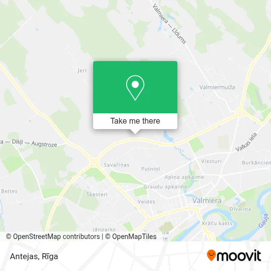 Antejas map