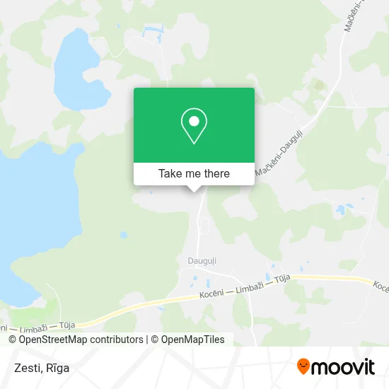 Zesti map