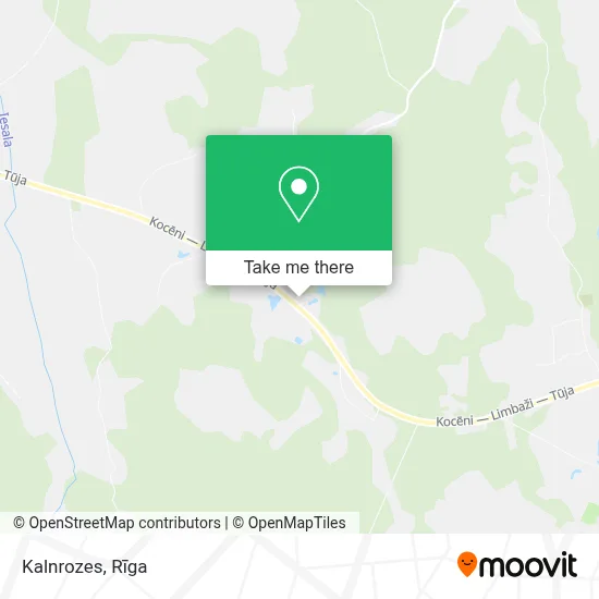 Kalnrozes map