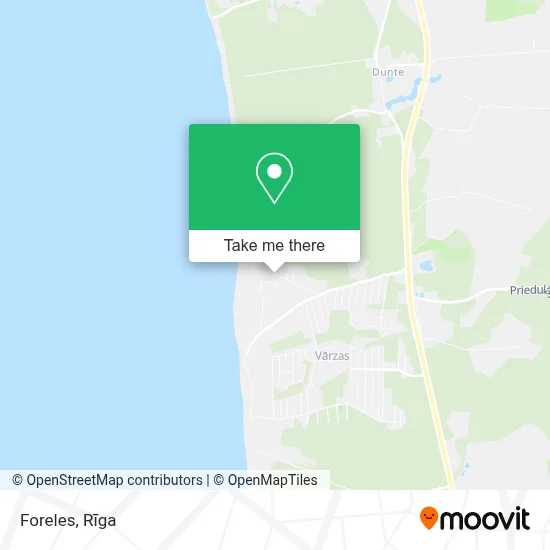 Foreles map