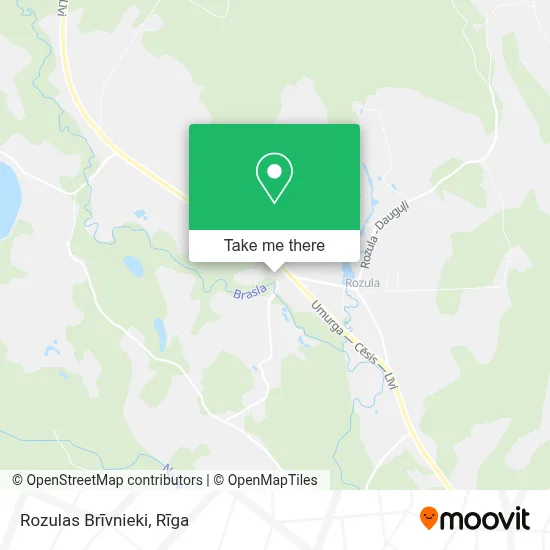 Rozulas Brīvnieki map