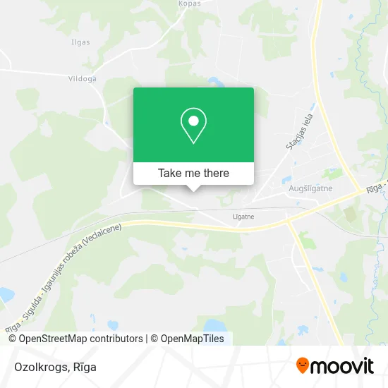Ozolkrogs map