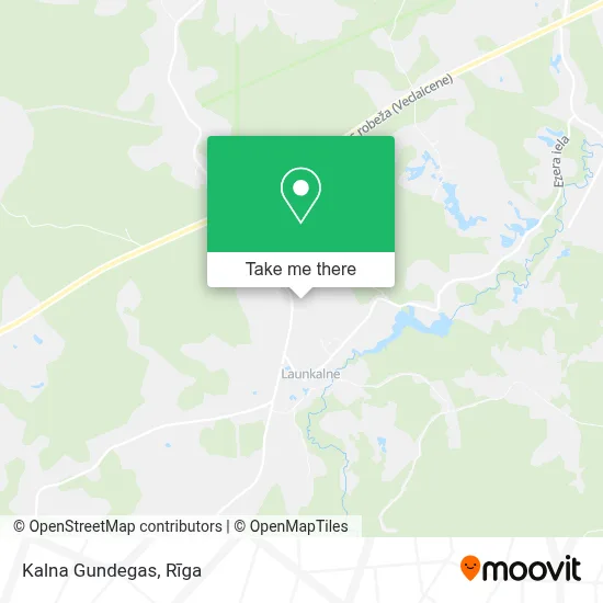Kalna Gundegas map