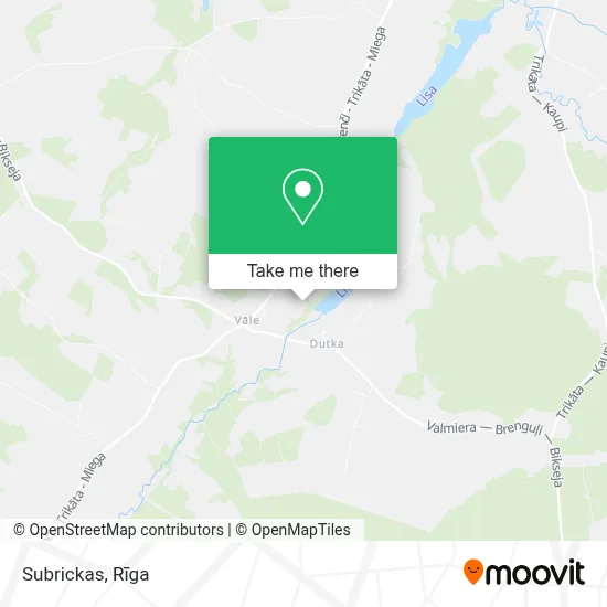 Subrickas map