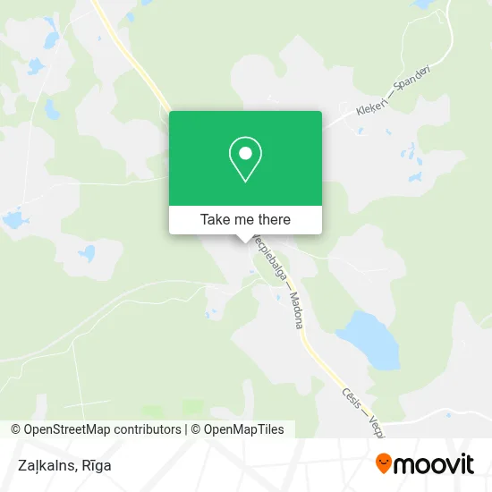 Zaļkalns map