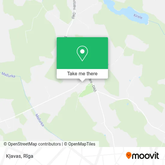 Kļavas map