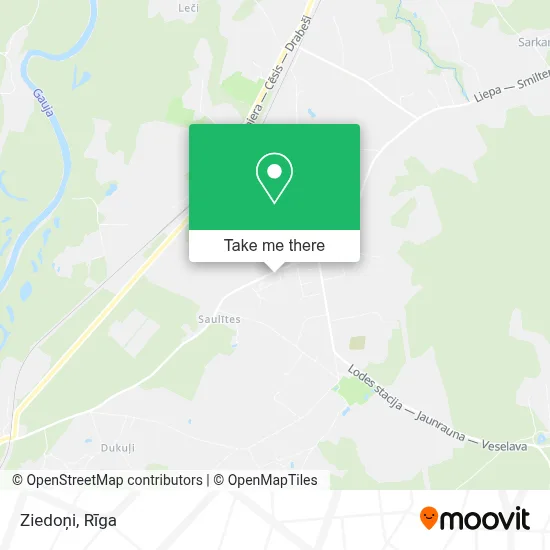 Ziedoņi map