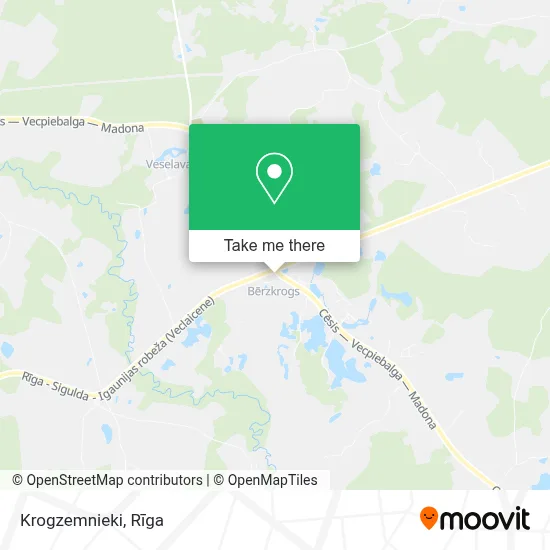 Krogzemnieki map