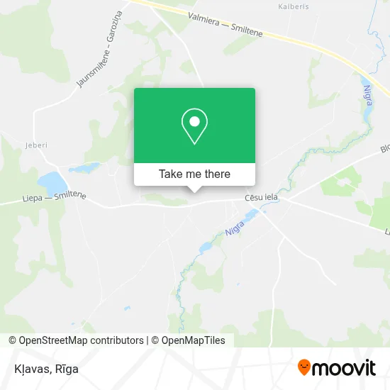 Kļavas map