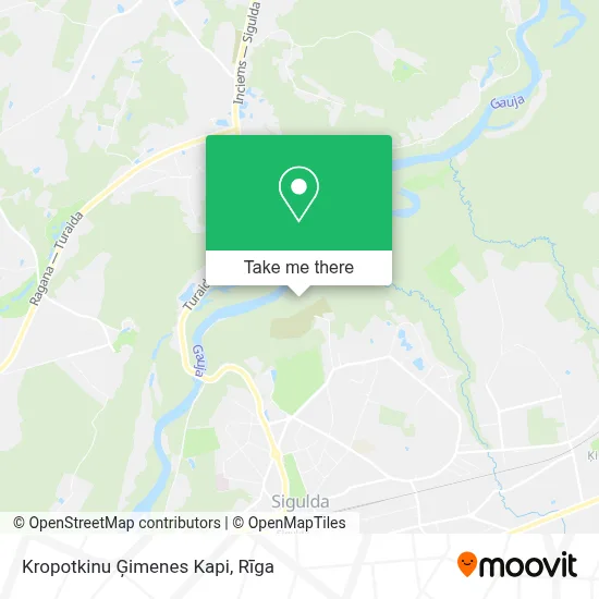 Kropotkinu Ģimenes Kapi map
