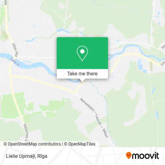 Lielie Upmaļi map