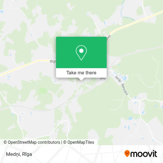 Medņi map