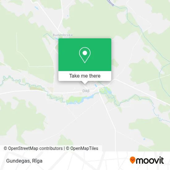 Gundegas map