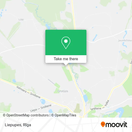 Liepupes map