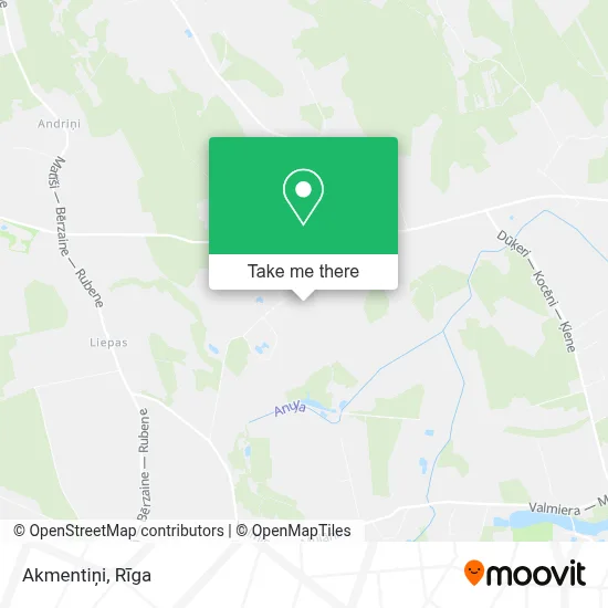 Akmentiņi map