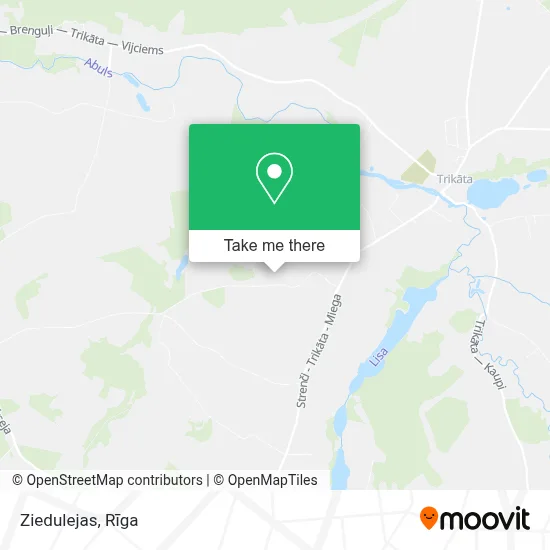 Ziedulejas map