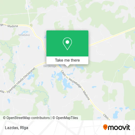 Lazdas map