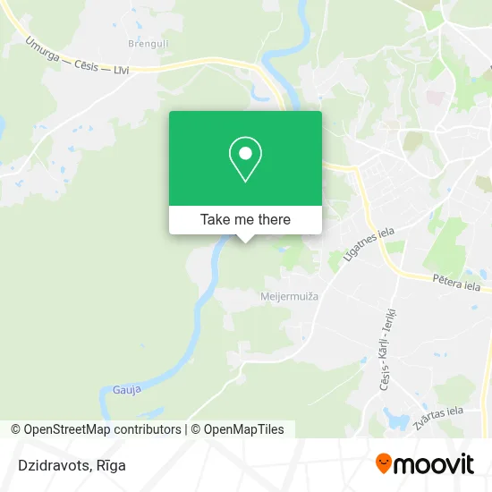 Dzidravots map