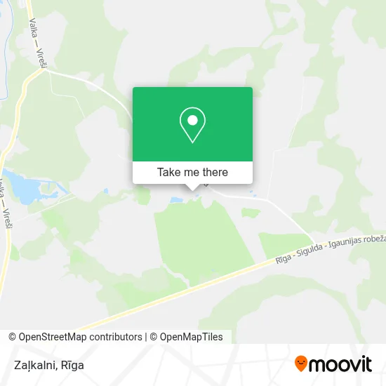 Zaļkalni map