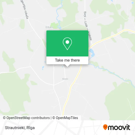 Strautnieki map