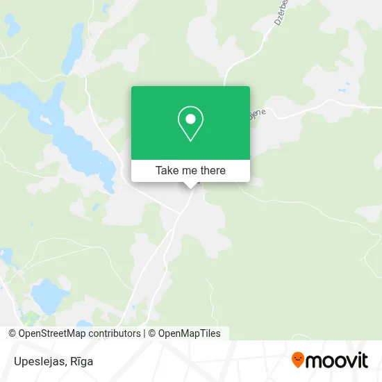 Upeslejas map