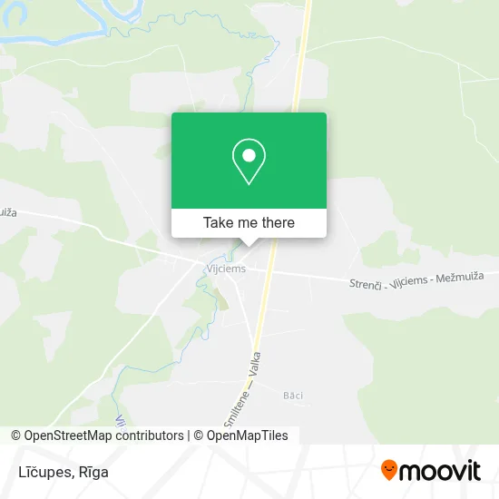 Līčupes map