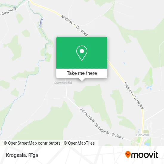 Krogsala map