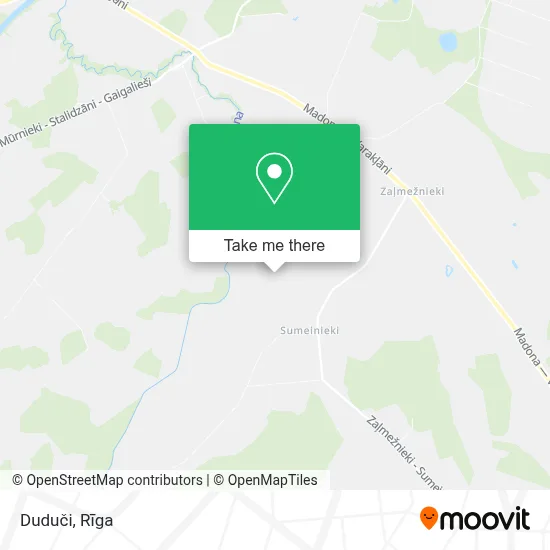 Duduči map