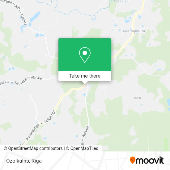 Ozolkalns map