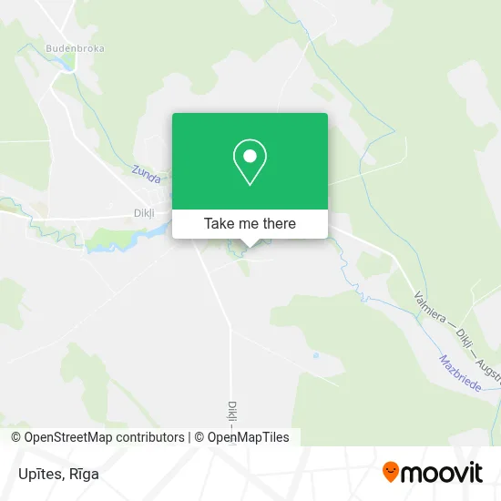Upītes map