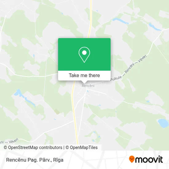 Rencēnu Pag. Pārv. map