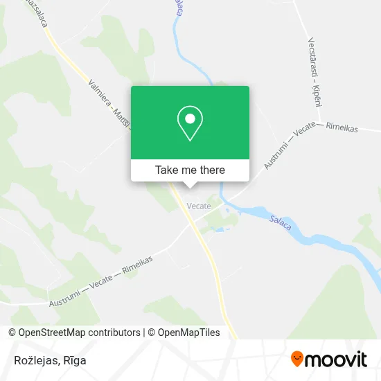 Rožlejas map