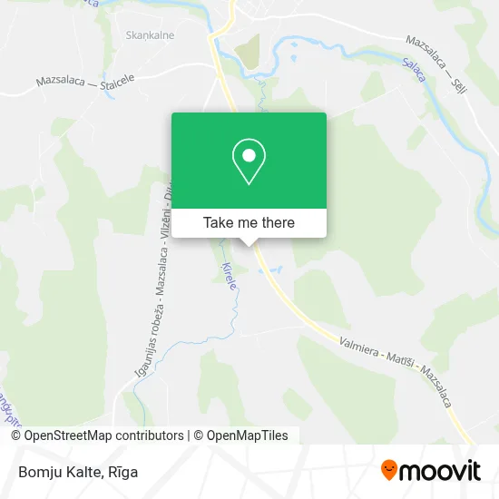Bomju Kalte map